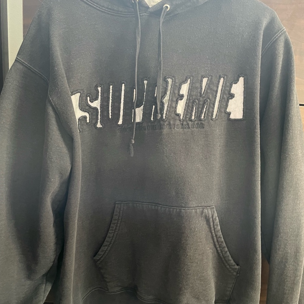 Supreme Black Hoodie